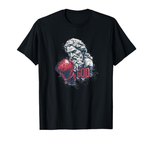 Lustiger Gott mit Boxhandschuhen für Jungen und Mädchen T-Shirt Lustiger Gott mit Boxhandschuhen für Jungen und Mädchen T-Shirt von Boxing God Outfit