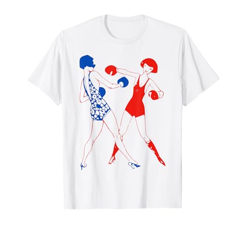 Retro-Box-Grafik für Mädchen und Frauen T-Shirt Retro-Box-Grafik für Mädchen und Frauen T-Shirt von Boxing Lover Tees