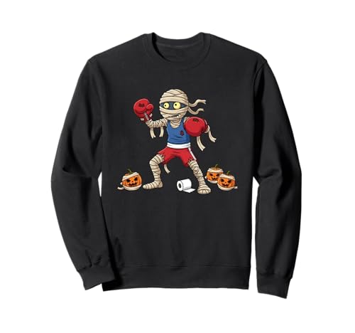 Lustiger Boxboxer, Mama, Kürbis, Halloween, Kinder, Herren und Damen Sweatshirt von Boxing Lovers Cute Halloween Outfits for Boy Girl