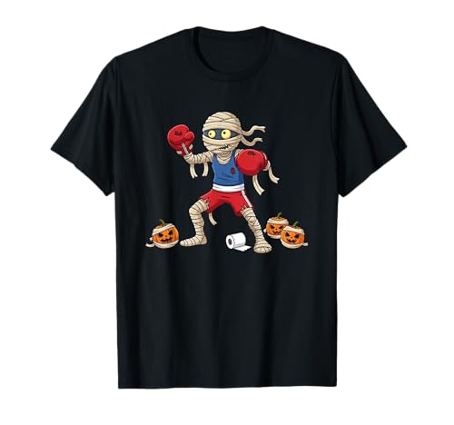 Lustiger Boxboxer, Mama, Kürbis, Halloween, Kinder, Herren und Damen T-Shirt von Boxing Lovers Cute Halloween Outfits for Boy Girl