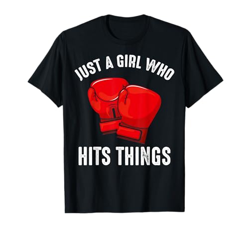 Just A Girl Who Hits Boxing Girl Boxing Lovers T-Shirt Just A Girl Who Hits Boxing Girl Boxing Lovers T-Shirt von Boxing Lovers