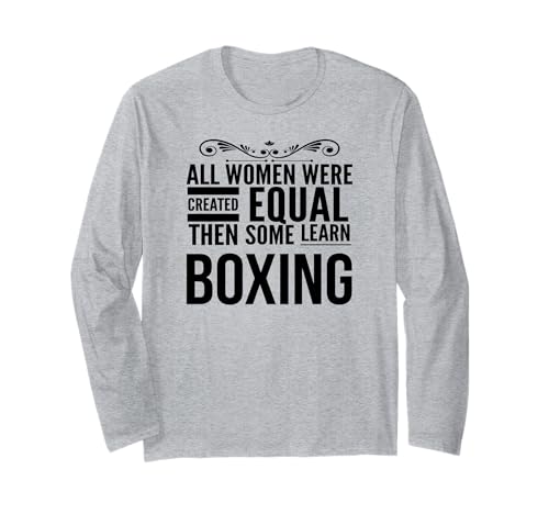ALLE FRAUEN LERNEN BOXEN Kämpferin Boxerin Coach Sport Girl Langarmshirt ALLE FRAUEN LERNEN BOXEN Kämpferin Boxerin Coach Sport Girl Langarmshirt von Boxing Women