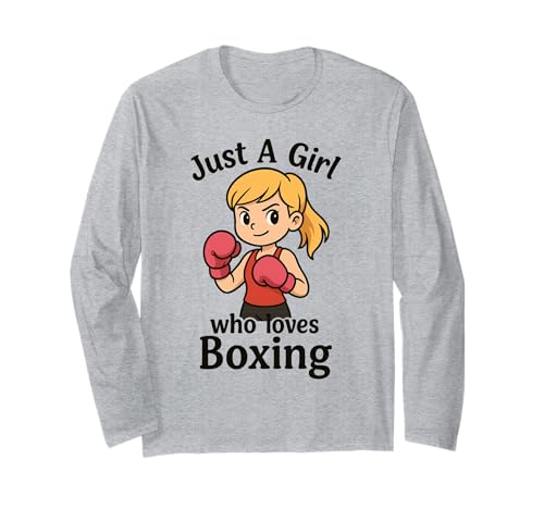 Nur EIN Mädchen, das Boxen liebt - süße Mädchenboxhandschuhe Langarmshirt Nur EIN Mädchen, das Boxen liebt - süße Mädchenboxhandschuhe Langarmshirt von Boxmädchen T-Shirts & Geschenke