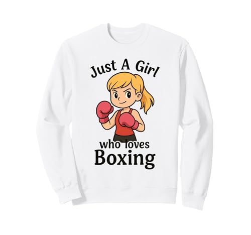 Nur EIN Mädchen, das Boxen liebt - süße Mädchenboxhandschuhe Sweatshirt Nur EIN Mädchen, das Boxen liebt - süße Mädchenboxhandschuhe Sweatshirt von Boxmädchen T-Shirts & Geschenke