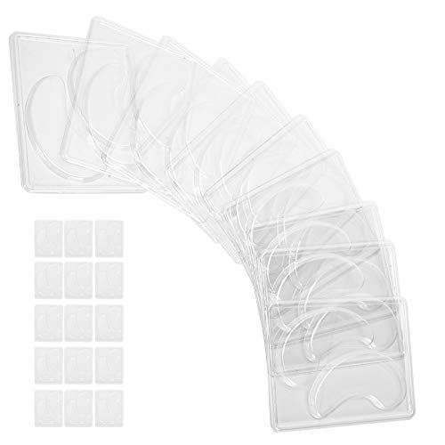 25 Stück Transparente DIY-Augenmasken-Form, Tragbar, Wiederverwendbare Augenmaske, Patch-Tablett, Platten-Set von Boxwizard