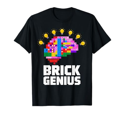 Master Builder Kinder Bausteine Ziegel Spielzeug Geburtstag Jungen T-Shirt von Boy Building Bricks Family Party Play Toys Toddler