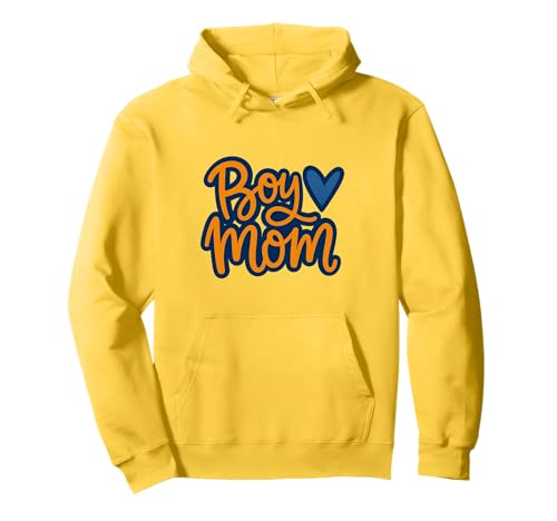 Junge Mama Raising Jungen Muttertag Mama Mama Lustiger Spruch Pullover Hoodie von Boy Mom Designs