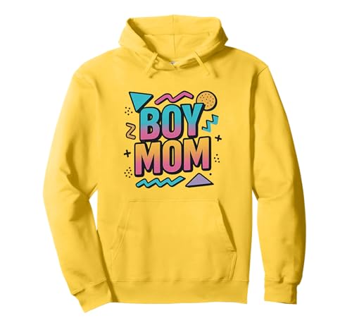 Junge Mama Raising Jungen Muttertag Mama Mama Lustiger Spruch Pullover Hoodie von Boy Mom Designs