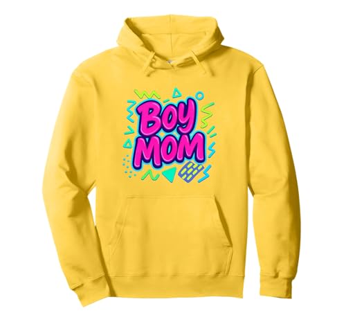Junge Mama Raising Jungen Muttertag Mama Mama Lustiger Spruch Pullover Hoodie von Boy Mom Designs