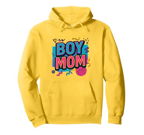 Junge Mama Raising Jungen Muttertag Mama Mama Lustiger Spruch Pullover Hoodie von Boy Mom Designs