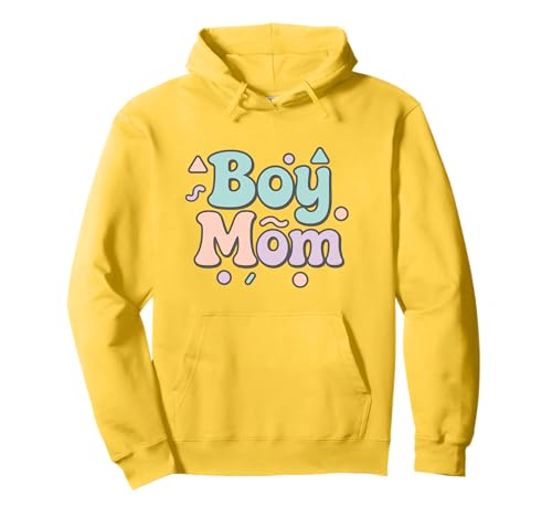 Junge Mama Raising Jungen Muttertag Mama Mama Lustiger Spruch Pullover Hoodie von Boy Mom Designs