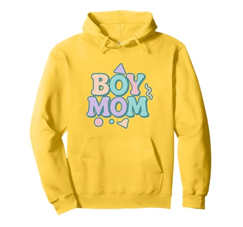 Junge Mama Raising Jungen Muttertag Mama Mama Lustiger Spruch Pullover Hoodie von Boy Mom Designs