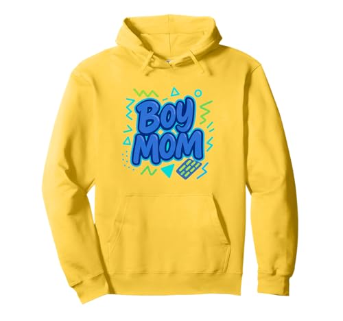 Junge Mama Raising Jungen Muttertag Mama Mama Lustiger Spruch Pullover Hoodie von Boy Mom Designs