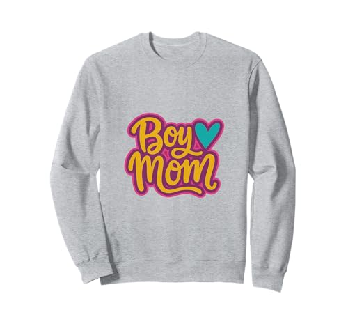 Junge Mama Raising Jungen Muttertag Mama Mama Lustiger Spruch Sweatshirt von Boy Mom Designs