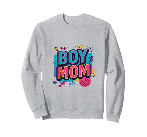Junge Mama Raising Jungen Muttertag Mama Mama Lustiger Spruch Sweatshirt von Boy Mom Designs