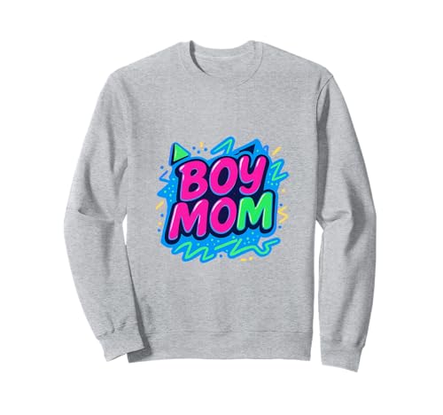 Junge Mama Raising Jungen Muttertag Mama Mama Lustiger Spruch Sweatshirt von Boy Mom Designs