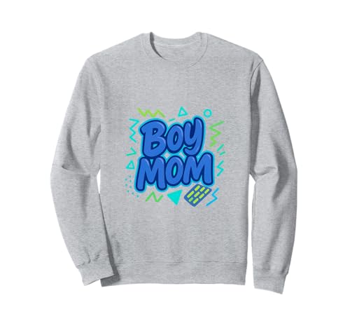Junge Mama Raising Jungen Muttertag Mama Mama Lustiger Spruch Sweatshirt von Boy Mom Designs