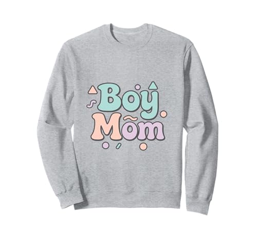 Junge Mama Raising Jungen Muttertag Mama Mama Lustiger Spruch Sweatshirt von Boy Mom Designs