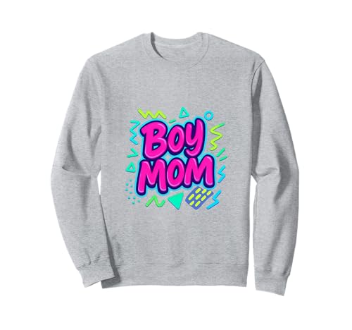 Junge Mama Raising Jungen Muttertag Mama Mama Lustiger Spruch Sweatshirt von Boy Mom Designs