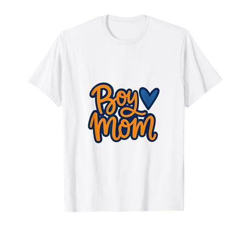 Junge Mama Raising Jungen Muttertag Mama Mama Lustiger Spruch T-Shirt von Boy Mom Designs