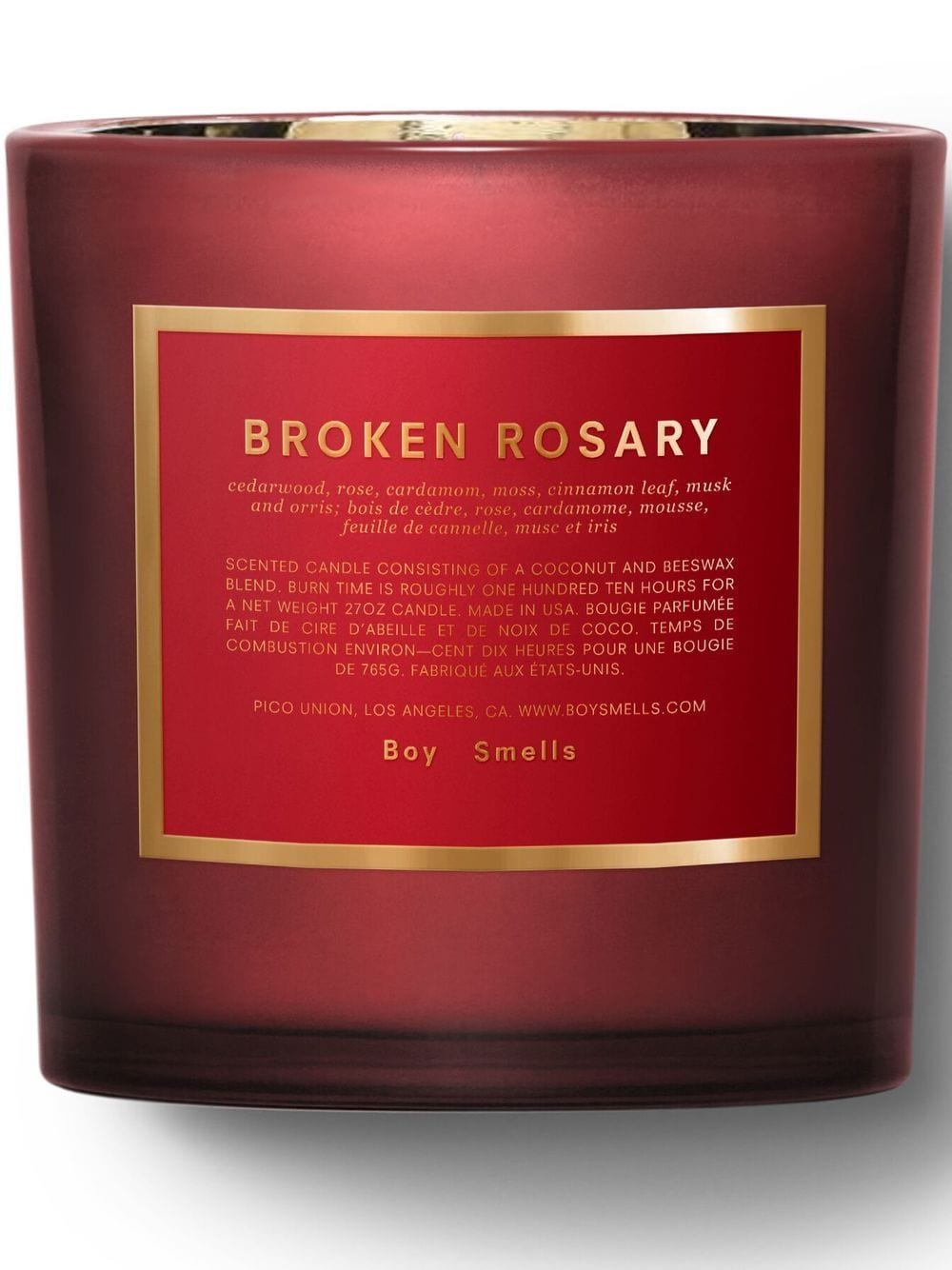 Boy Smells Holiday 22 Broken Rosary Kerze - Rot von Boy Smells