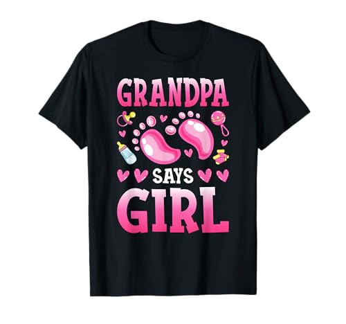 Gender Reveal „Opa Says Girl“ -Baby-Set, passendes Familienset T-Shirt Gender Reveal „Opa Says Girl“ -Baby-Set, passendes Familienset T-Shirt von Boy or Girl Gender Reveal Baby Family Matching Set