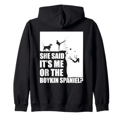 Boykin Spaniel Mama Welpenliebhaberin Sie sagte Boykin Spaniel Kapuzenjacke von Boykin Spaniel Clothing For Boykin Spaniel Lover