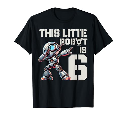 Jungen Roboter Party Roboter 6. Geburtstag Shirt Kinder 6. Geburtstag T-Shirt Jungen Roboter Party Roboter 6. Geburtstag Shirt Kinder 6. Geburtstag T-Shirt von Boys 6 Years Robot Party Robot 6th Birthday shirt