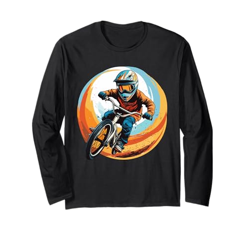 Kinder BMX Langarmshirt von Boys BMX Designs