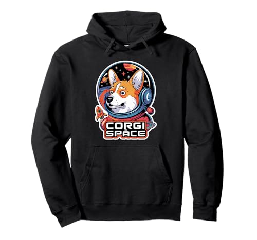 Corgi In Space Design Lustiger Kinder Corgi Pullover Hoodie von Boys Corgi Designs