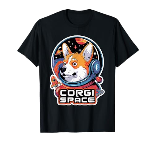 Corgi In Space Design Lustiger Kinder Corgi T-Shirt von Boys Corgi Designs