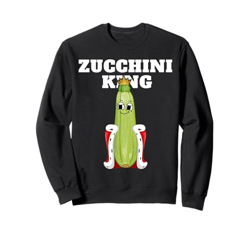 Zucchini King | Herren Zucchini T-Shirt | Jungen Zucchini Sweatshirt von Boys Zucchini Shirts for Men