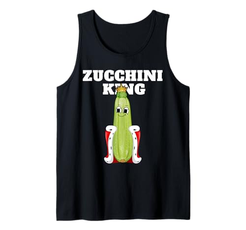 Zucchini King | Herren Zucchini T-Shirt | Jungen Zucchini Tank Top von Boys Zucchini Shirts for Men