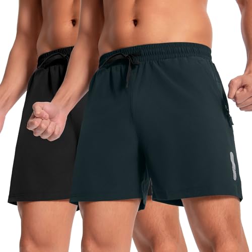 Boyz Herren 2er Pack 5" Schnell trocknende Wandershorts Leichte Outdoor-Workout-Wanderreise Stretch-Wandershorts Schwarz/Stahlgrau-02-XL Boyz Herren 2er Pack 5" Schnell trocknende Wandershorts Leichte Outdoor-Workout-Wanderreise Stretch-Wandershorts Schwarz/Stahlgrau-02-XL von Boyzn