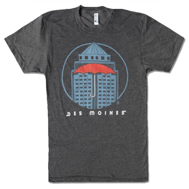 Des Moines Grand Ave Icon T-Shirt Des Moines Grand Ave Icon T-Shirt von BozzPrints