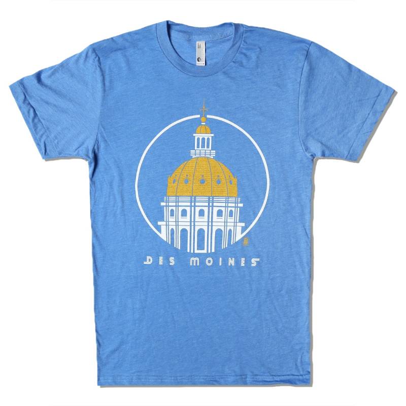 T-Shirt Mit Des Moines T-Shirt Mit Des Moines von BozzPrints