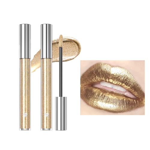Diamond Liquid Lip Glaze Lippenbalsam Hydrating Lip Gloss Voluminöser Lippen Balsam, Glitzernd Glänzend Aufpolsternder Lipgloss Pflegender Lip Oil Lippenbalsam, Lang Anhaltend Und Nicht Klebend (4#) von Bploar