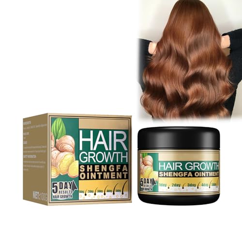 Hair Growth Cream Ingwer-Haarcreme Haarwachstum Creme Anti-Haarausfall-Creme Haarwachstum Beschleunigen Haar Wachstum Creme Stoppt Haarausfall und Ausdünnung Haar Creme für Frauen Männer von Bploar