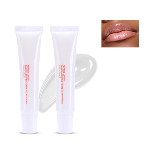 Lip Balm Lip Oil Lippenbalsam mit Farbe Hydrating Lip Gloss Voluminöser Lippen Balsam, Glitzernd Glänzend Aufpolsternder Lipgloss Pflegender Lip Oil Lippenbalsam, Lang Anhaltend Und Nicht Klebend(05#) von Bploar