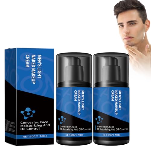 Männer-Gesichtsfeuchtigkeitscreme Männer Makeup Creme zur Aufhellung Männer-Ton-Up-Faule-Creme Feuchtigkeits-Concealer-Creme Langlebig Erfrischend und Nicht-klebrig von Bploar