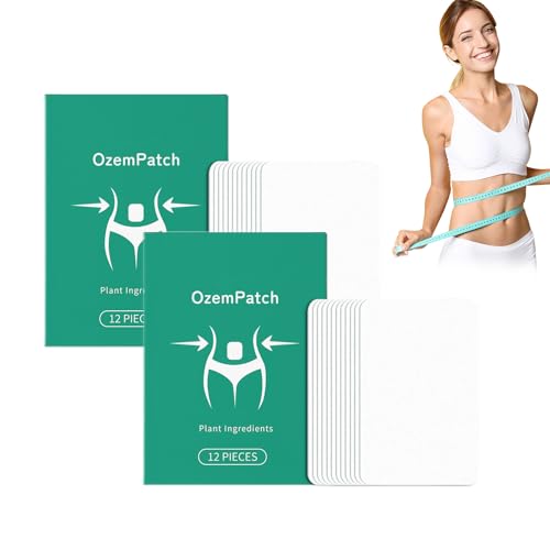 Ozem Patch Bauch-Patches 24 Stück Natürliche Schlankheitspflaster für Frauen - Straffend & feuchtigkeitsspendend - Sanft zu allen Hauttypen - Für eine schöne Bauchkontur von Bploar