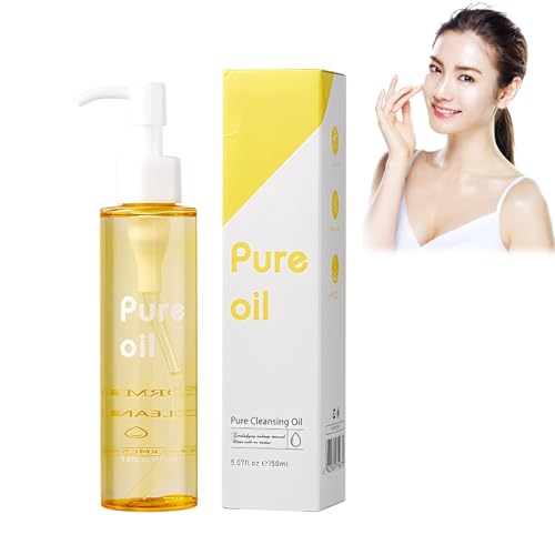 Pure Cleansing Oil Make-up-Entfernungöl, Gesichts-Make-up-Reiniger, sanfter Gesichtsreinigungsöl, Make-up-Entferneröl ohne Porenverstopfung, rückstandsfrei, für alle Hauttypen von Bploar