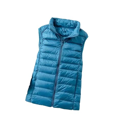 Bqxxdeo Ultraleichte Daunenweste Für Damen Herbst Und Winter Ärmellose Dünne Jacken Winddichte Steppweste Mit Federn von Bqxxdeo