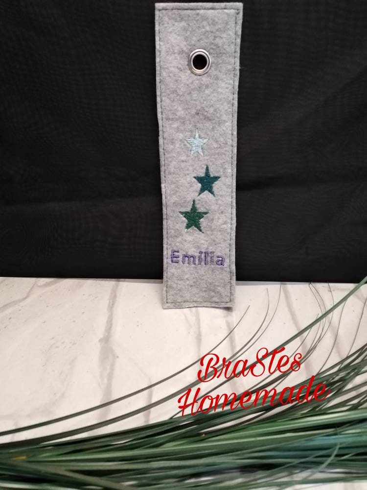 Lesezeichen - Schlüsselanhänger Personalisierbar/Gastgeschenk Kindergeburtstag von BraStesHomemade