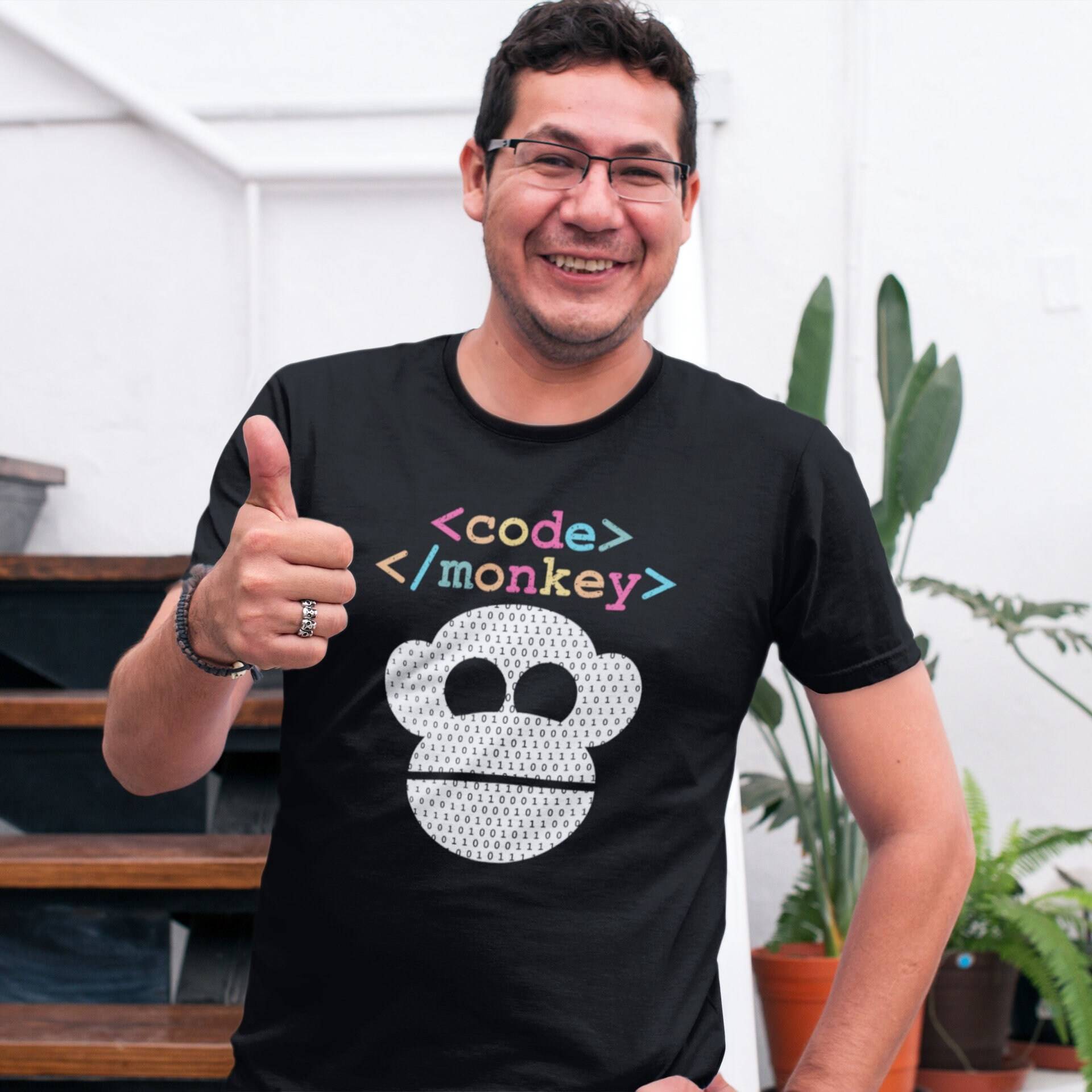 Code Monkey Developer Data T-Shirt | Affe Download Computer Expert Internetprogrammierer Entwickler Website-Design Code Monkey Developer Data T-Shirt | Affe Download Computer Expert Internetprogrammierer Entwickler Website-Design von BraaiNinja
