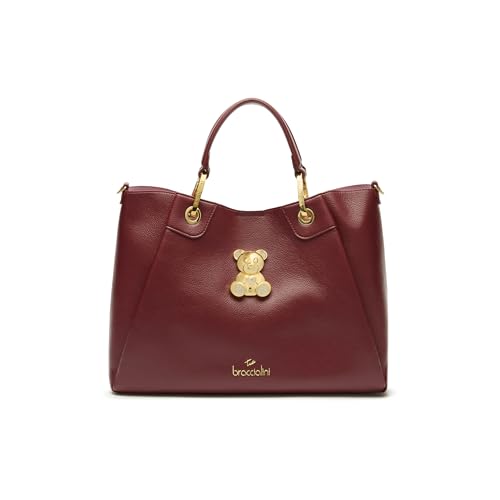 Braccialini Amy Bijoux Handtasche von Garndi Größe mit doppelten Griffen, versteckt zwischen den Querstichen der Paneele, die es ermöglichen, sie zu erweitern. Die Tasche ist aus Kunstleder in der von Braccialini