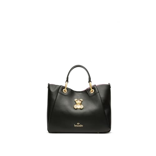 Braccialini Amy Bijoux Handtasche von Garndi Größe mit doppelten Griffen, versteckt zwischen den Querstichen der Paneele, die es ermöglichen, sie zu erweitern. Die Tasche ist aus Kunstleder in der von Braccialini