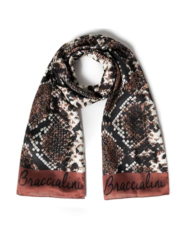 Braccialini Damen-Halstuch Textile Polyester 0x180x80 cm BFR338-PARENT, Python Braccialini Damen-Halstuch Textile Polyester 0x180x80 cm BFR338-PARENT, Python von Braccialini