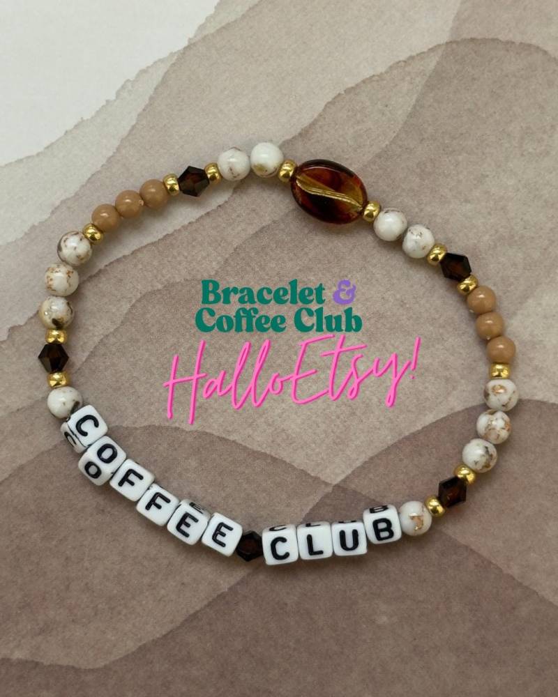 Armband Kaffee „Coffee Club" von BraceletCoffeeClub