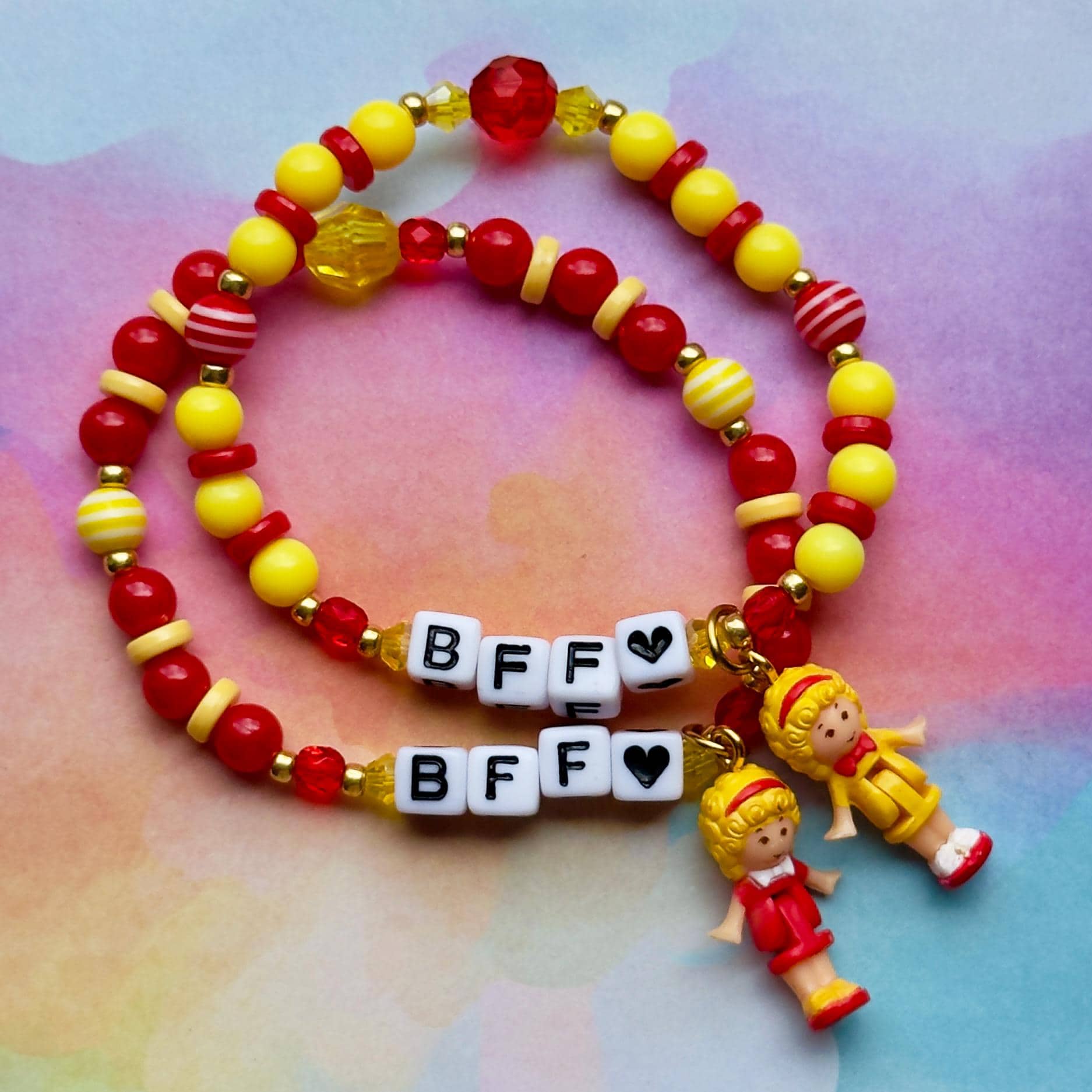 Polly Pocket „Bff" Freundschaftsarmband - Set von BraceletCoffeeClub